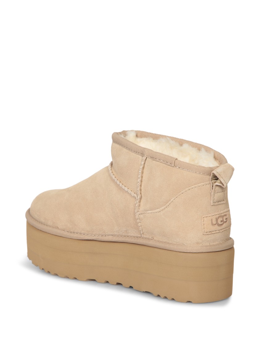 Shop Ugg Sand Beige Soft Suede Ankle Boots In Neutrals
