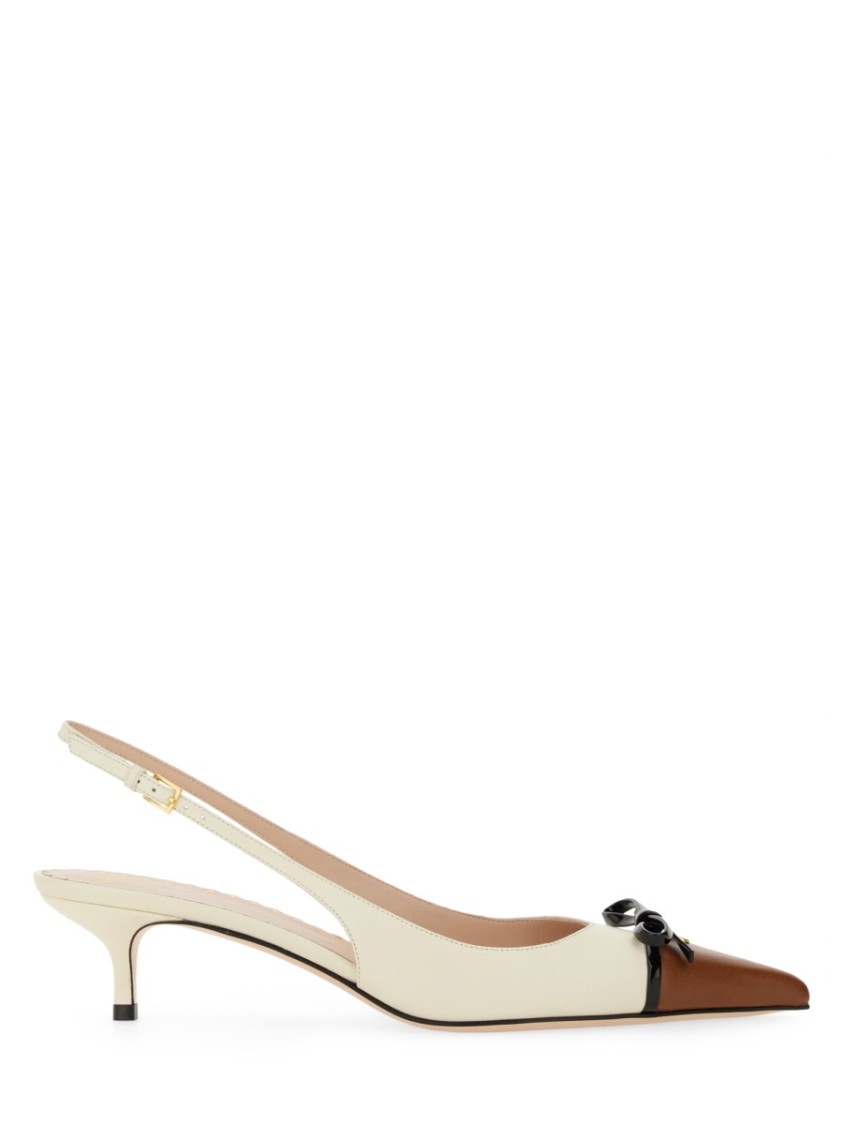 Valentino Slingback-pumps Bepointy 45 Aus Leder
