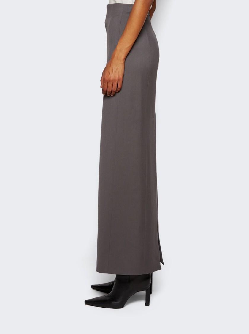 Wardrobe.nyc Column Maxi Skirt In Gray