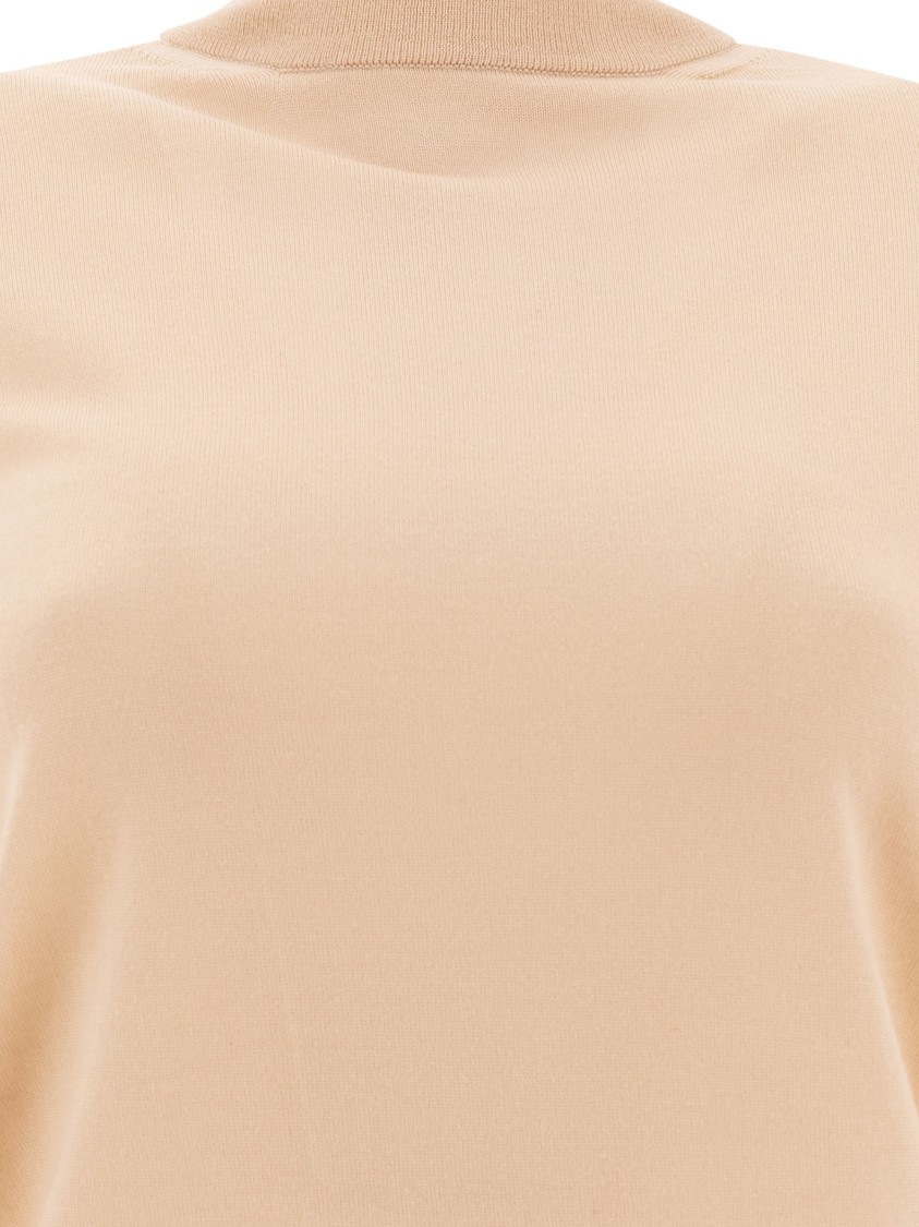 Max Mara Wool Turtleneck In Neutral