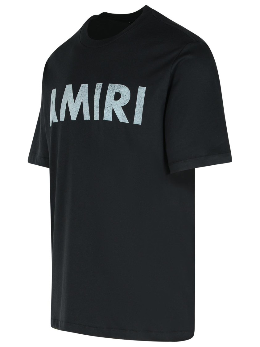 Amiri Logoed T-shirt In Black