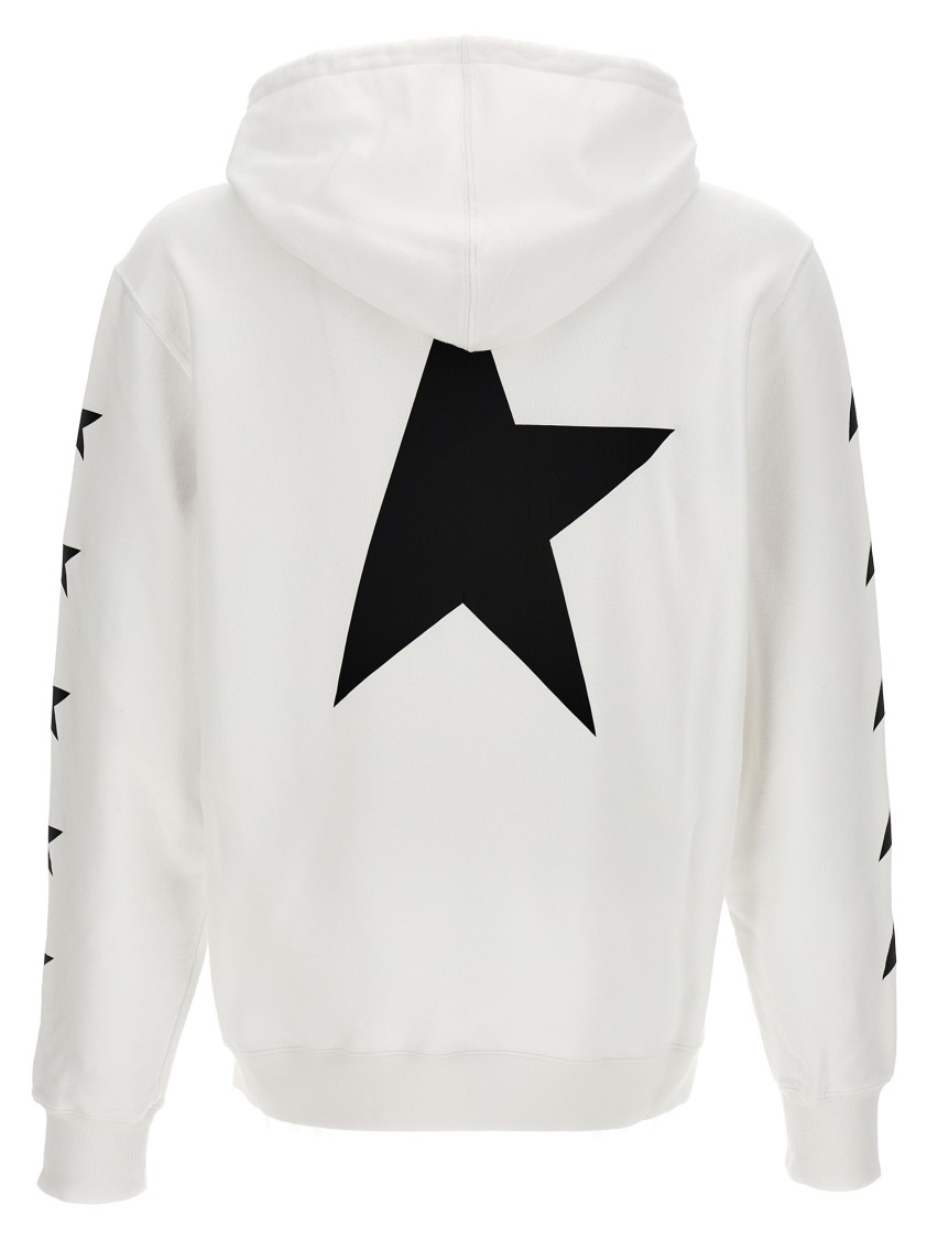 パーカー・フーディ Golden  White cotton Alighiero sweatshirt Golden Goose Alighiero' Hoodie in White | THE LIST