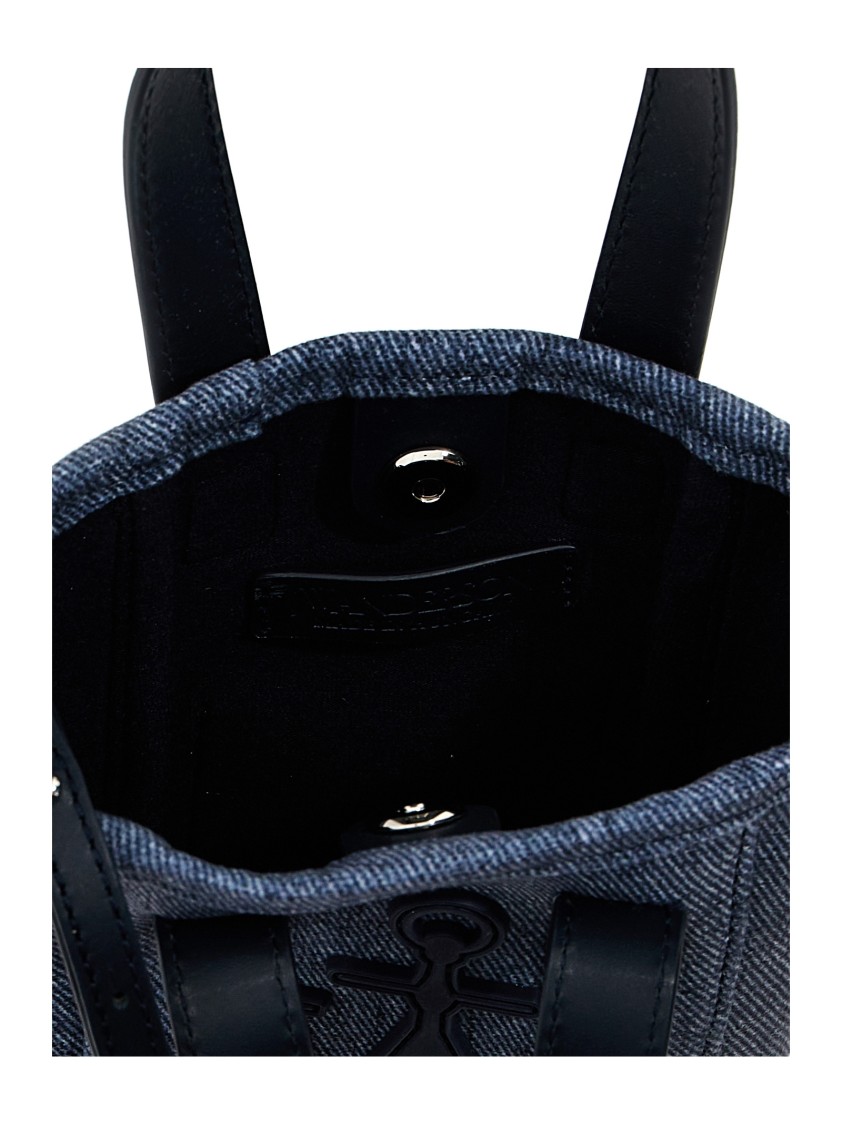 Jw Anderson J.w.anderson 'mini Belt' Shopping Bag In Blue