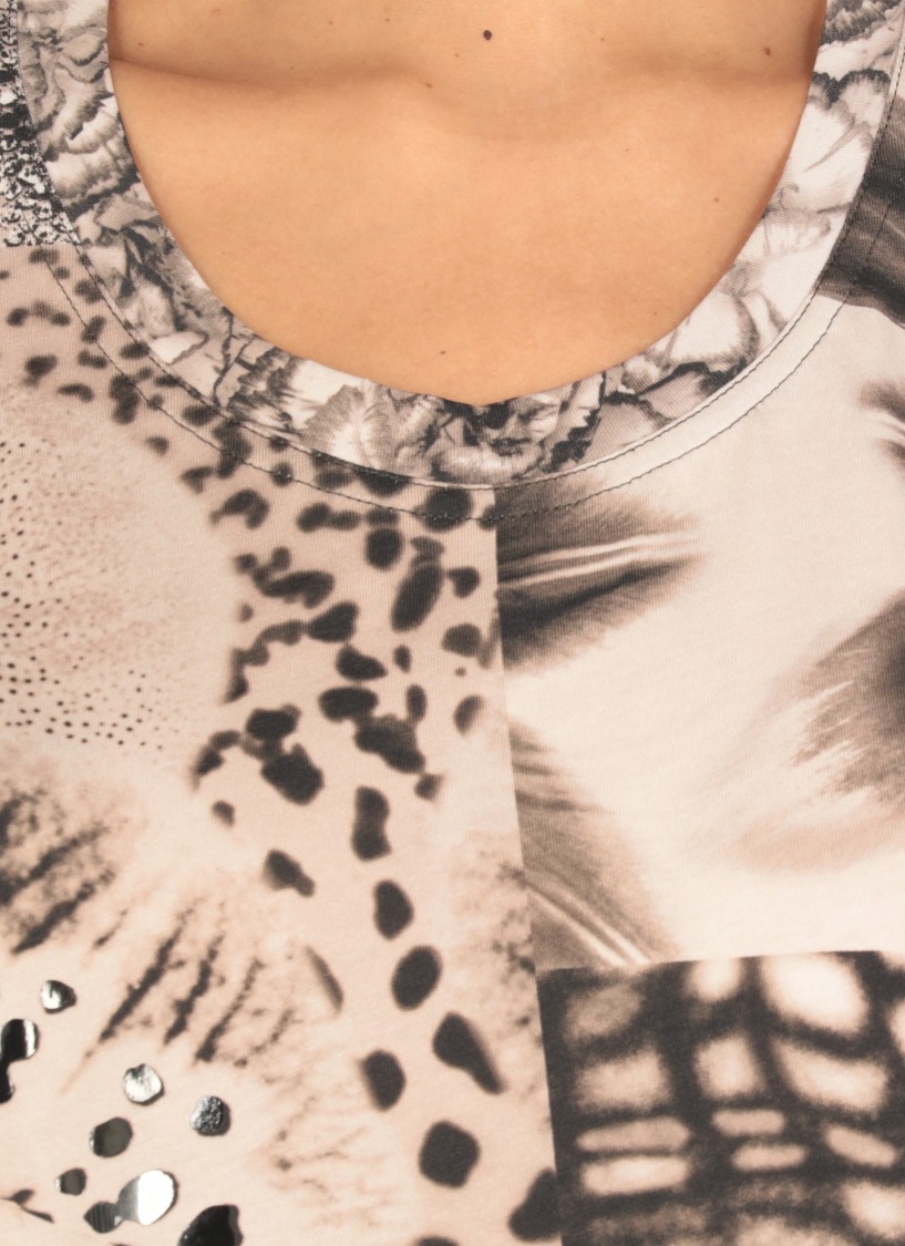 Shop Dries Van Noten Ivory Cotton Top