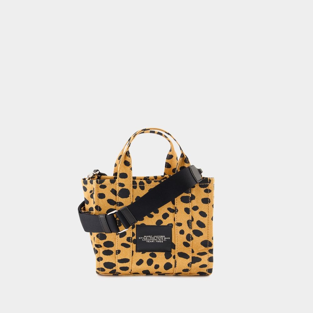 Marc Jacobs Cheetah Medium Tote Bag In Yellow