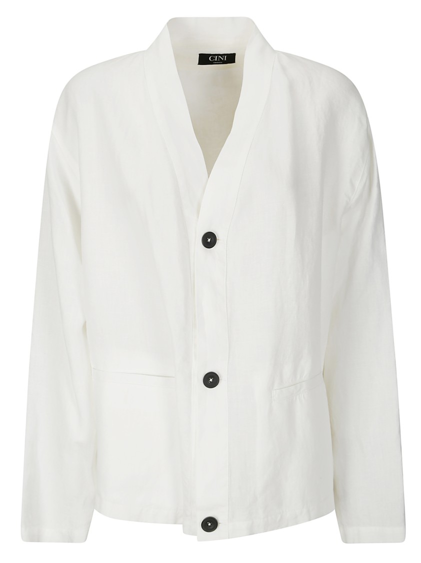 Cini Mezzolitro Cardigan In White