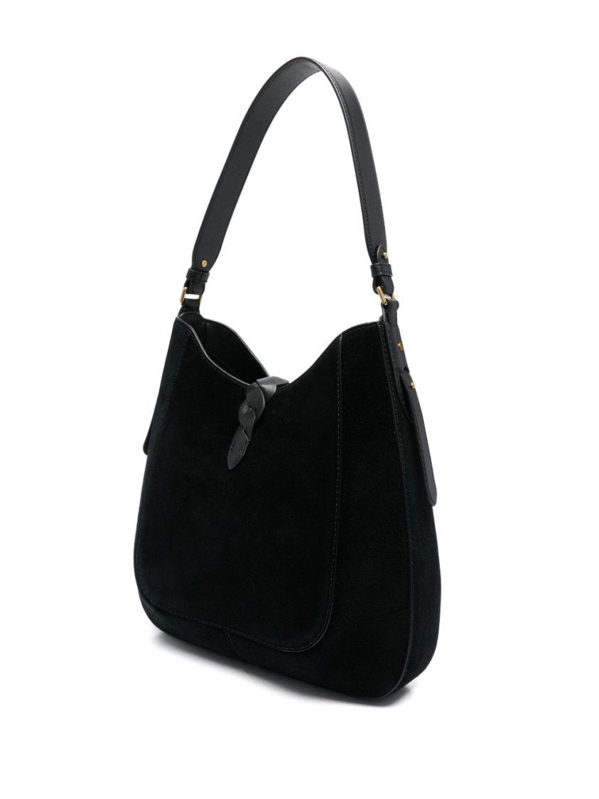 Isabel Marant Altay Hobo Bag In Sumptuous Black Suede In Black