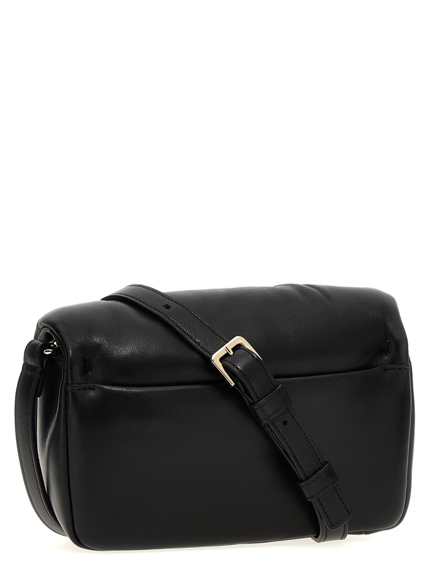 Roger Vivier 'mini Viv' Choc' Crossbody Bag In Black