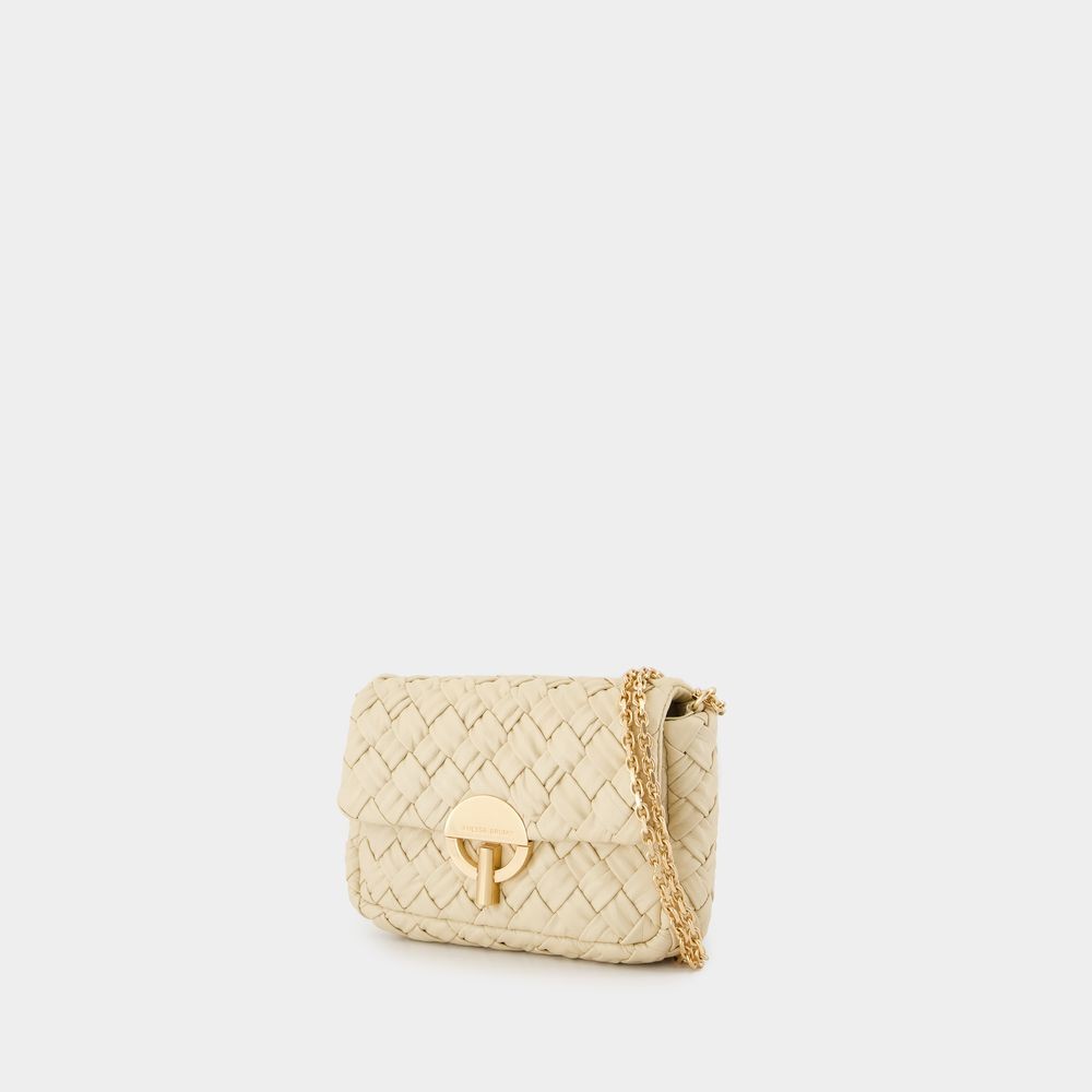 Vanessa Bruno Moon Handbag - Leather - Beige In Neutrals