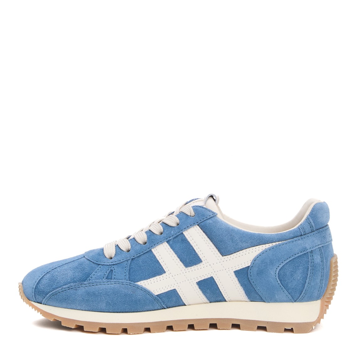 Hogan Running 86r Suede Sky Sneakers In Blue
