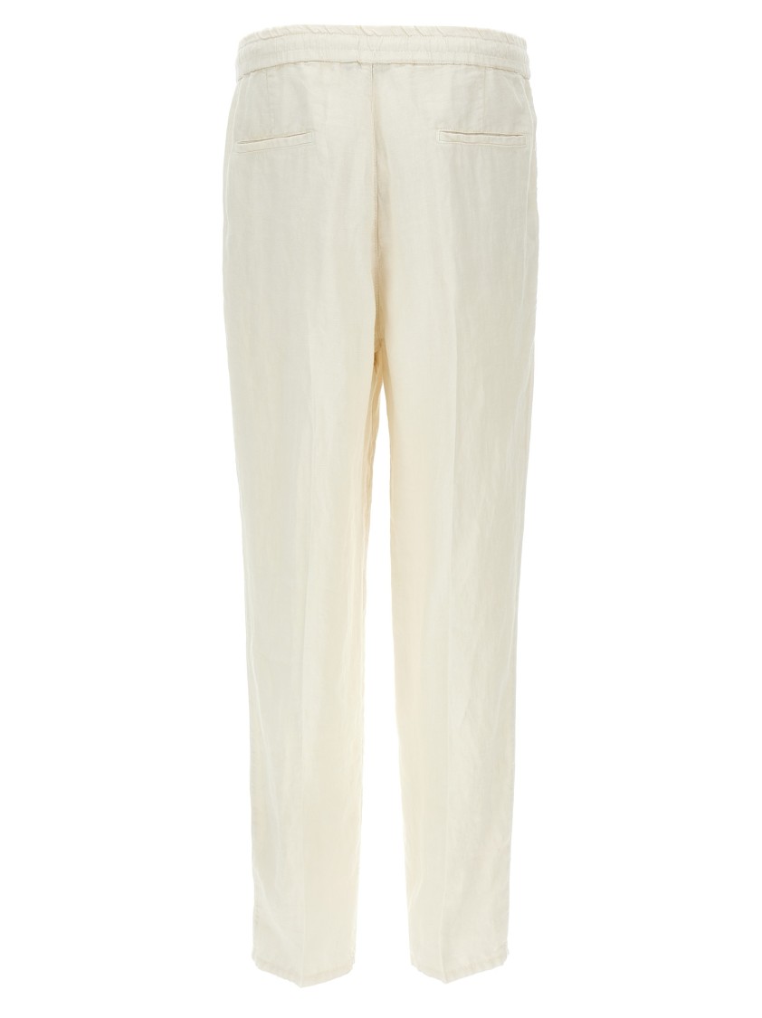 Brunello Cucinelli Corduroy Trousers In White