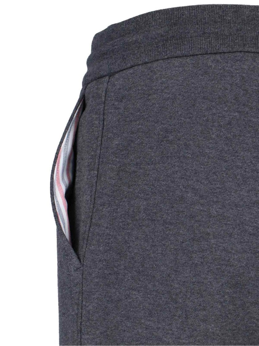 Thom Browne Straight Leg Trousers Drawstring Waist