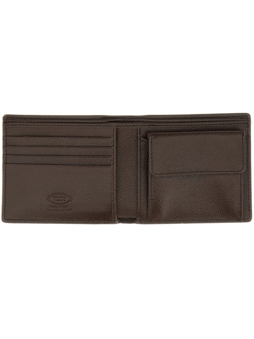 Tod's "t Timeless" Wallet In Gray