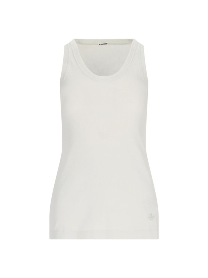 Jil Sander Tank Top Set Of 3 - White & Cream
