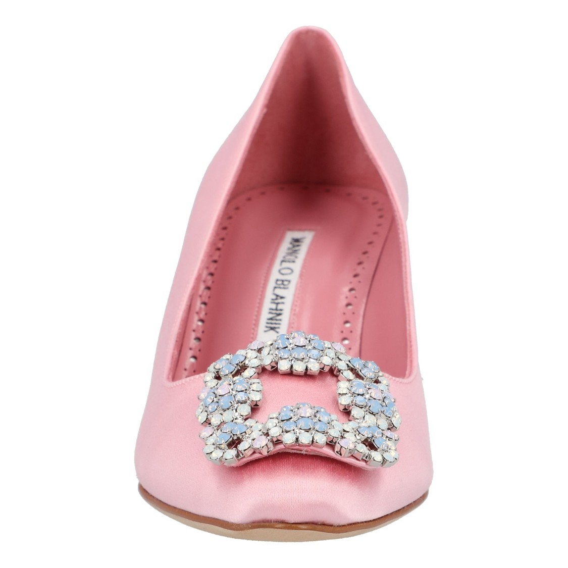 Manolo Blahnik 70mm Hangisi Satin Pumps