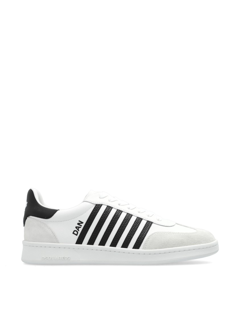 Dsquared2 Boxer Low-top Sneakers In White