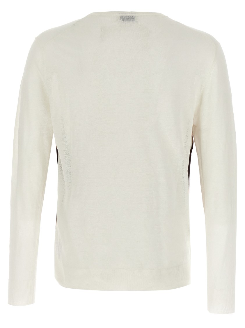 Ballantyne Argyle Sweaters And Cardigans In White