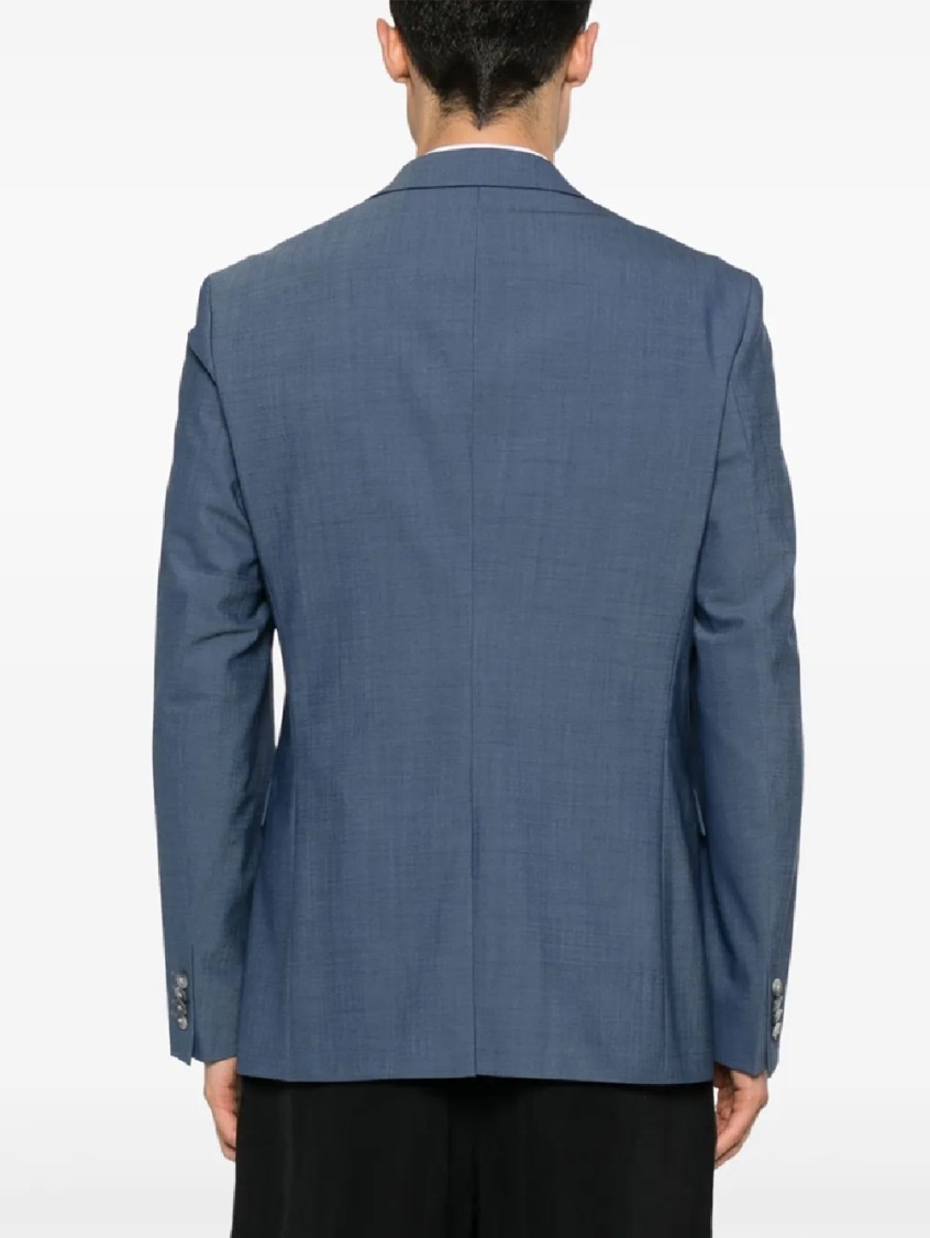Hugo Boss Tailored Blazer With Notch Lapel In Blue