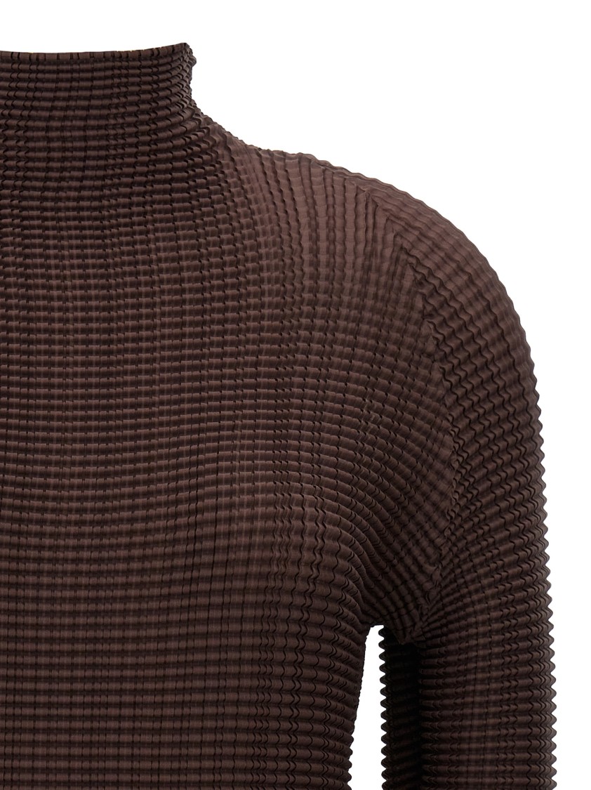 Issey Miyake 'wooly Pleats-56' Blouse