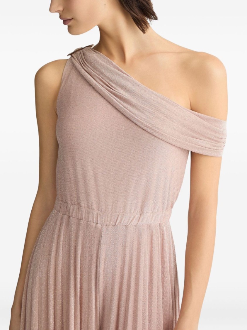 Liu •jo Liu Jo Elegant Powder Pink Sleeveless Evening Dress In Pink