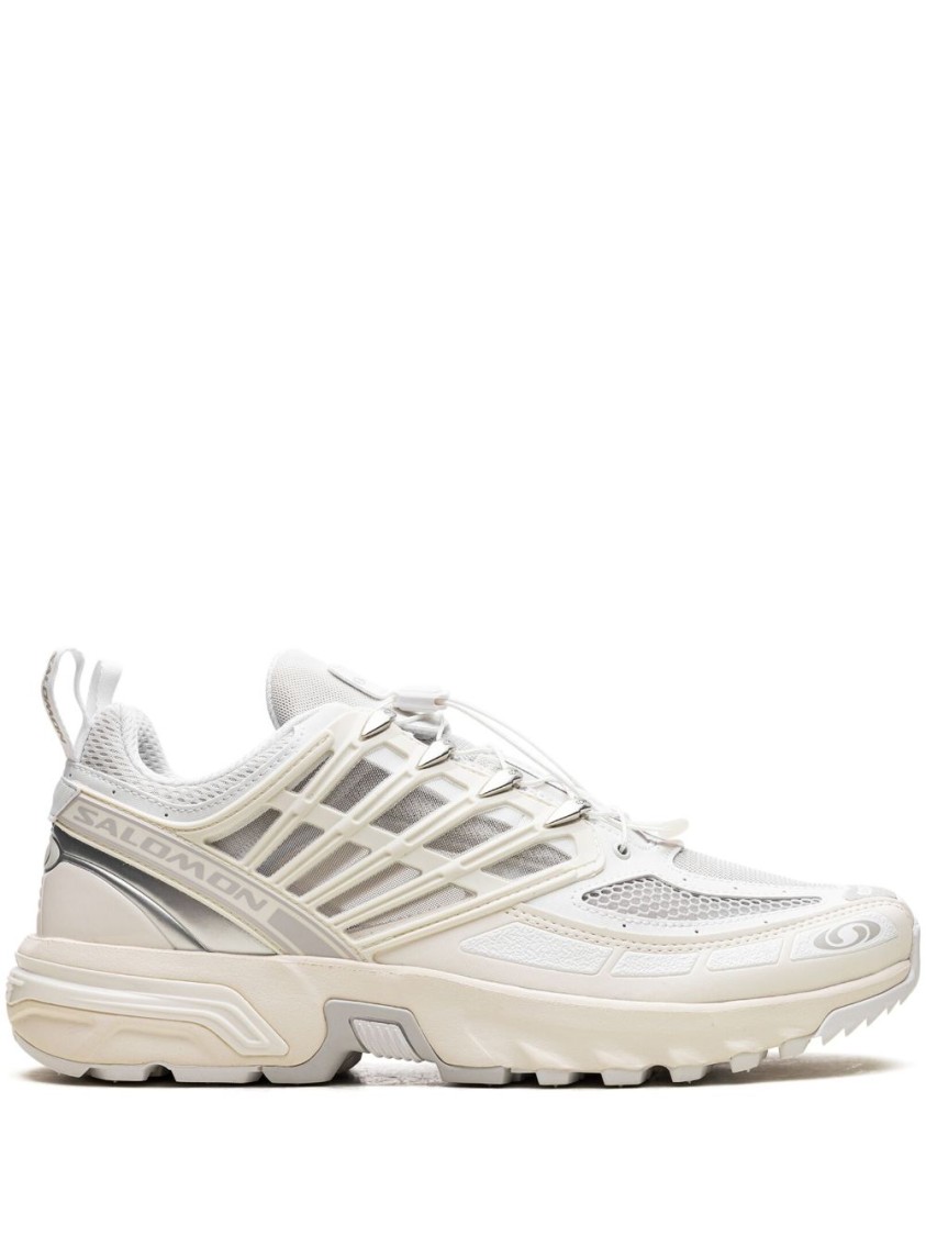 Salomon Acs Pro Sneaker With Breathable Mesh Upper In Grey