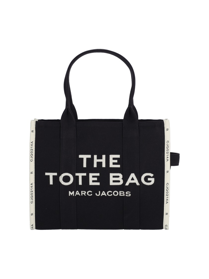 Marc Jacobs Large Tote Bag "The Jacquard Tote"  Black