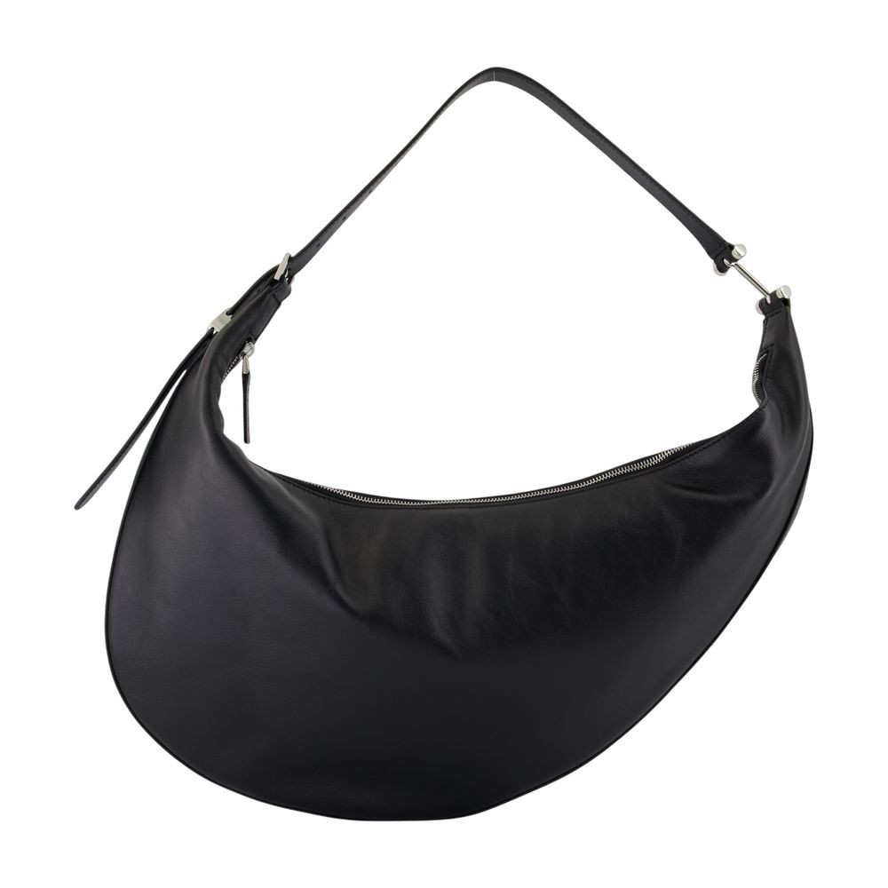 Marni Smooth Adjustable Strap Shoulder Bag In Black