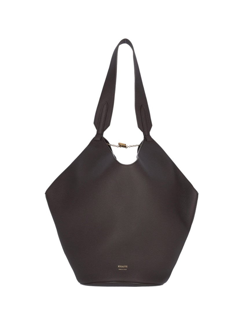 Khaite "lotus" Small Tote Bag – Brown