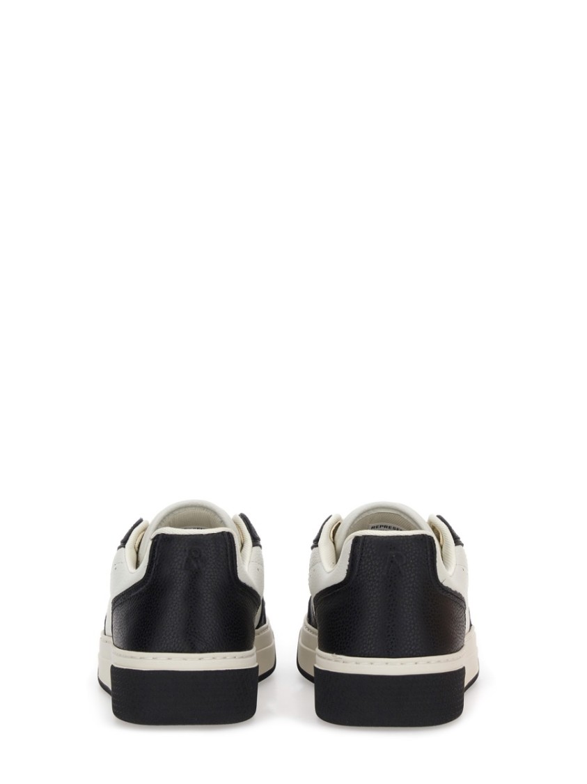 スニーカー REPRESENT Two-Tone Leather And Suede Initial Sneakers Represent Two-tone Leather And Suede Initial Sneakers In