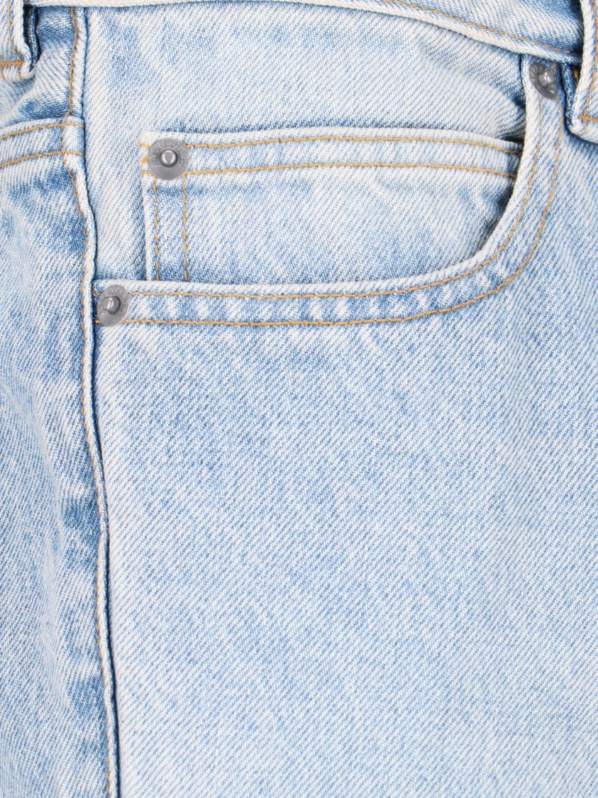 Balenciaga Flared Leg Jeans In Blue