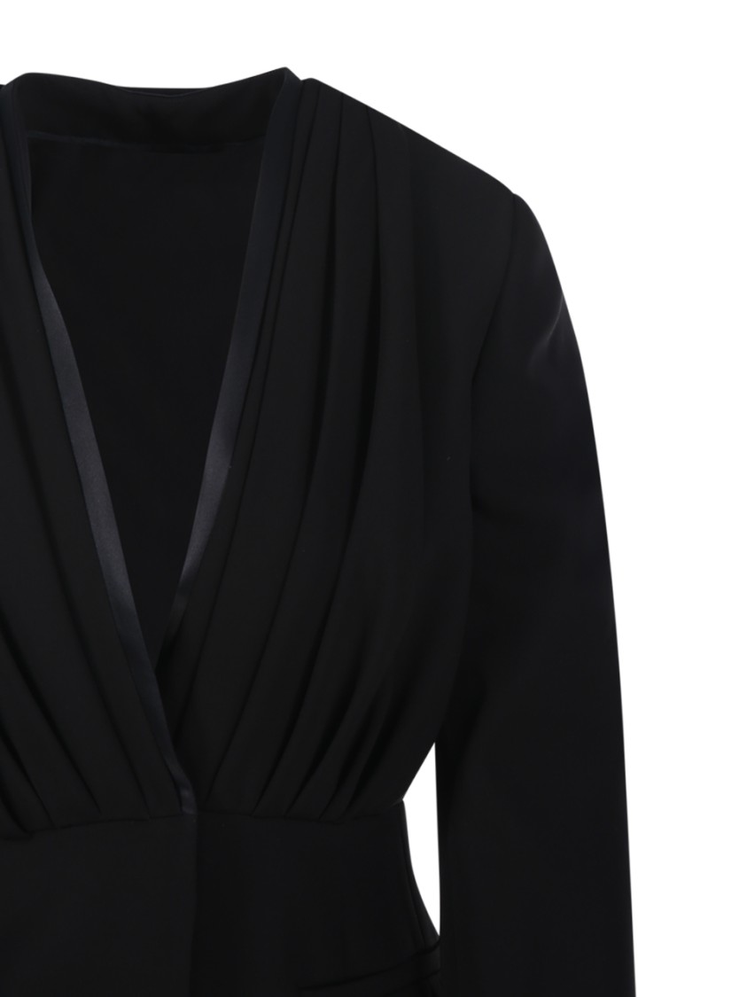 Shop Max Mara Pianoforte Gradi Blazer In Black