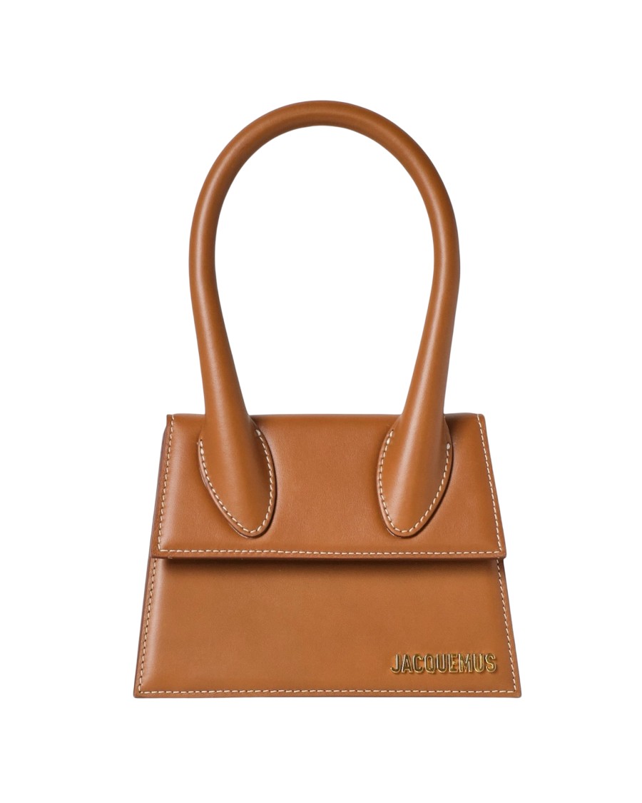 Jacquemus Le Chiquito Moyen Light Brown In Orange