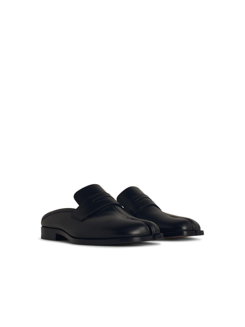 Maison Margiela Black Tabi City Loafer Mules In Black