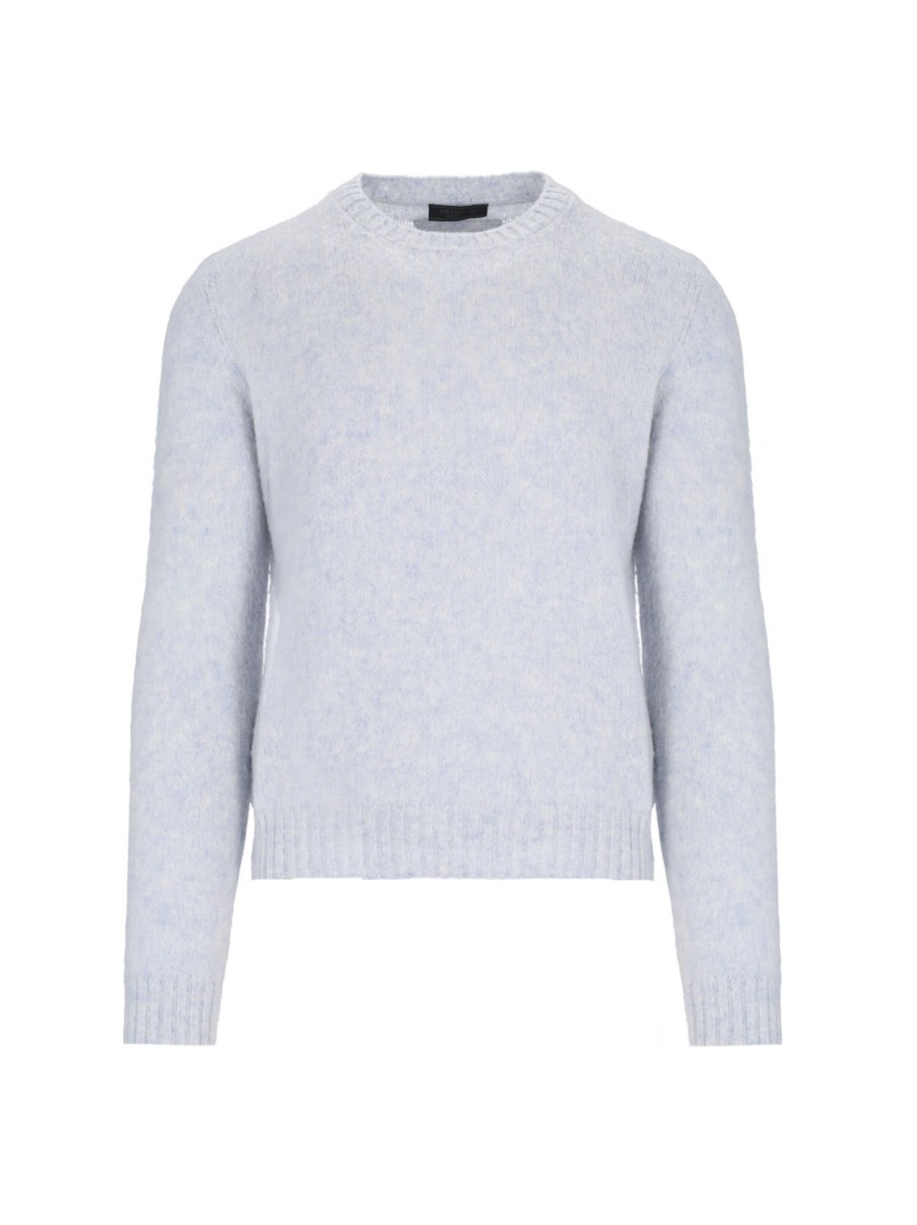 Prada Wool Sweater In Blue