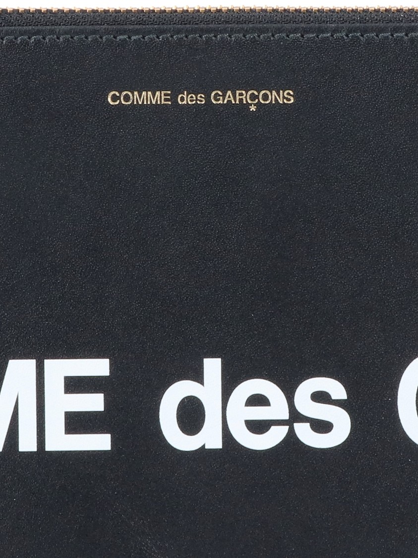 COMME DES GARÇONS COMME DES GARÇONS LOGO POUCH – BLACK