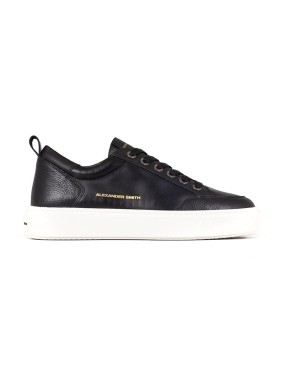 Alexander Smith Black Cow Leather Trainers Sneaker | THE LIST