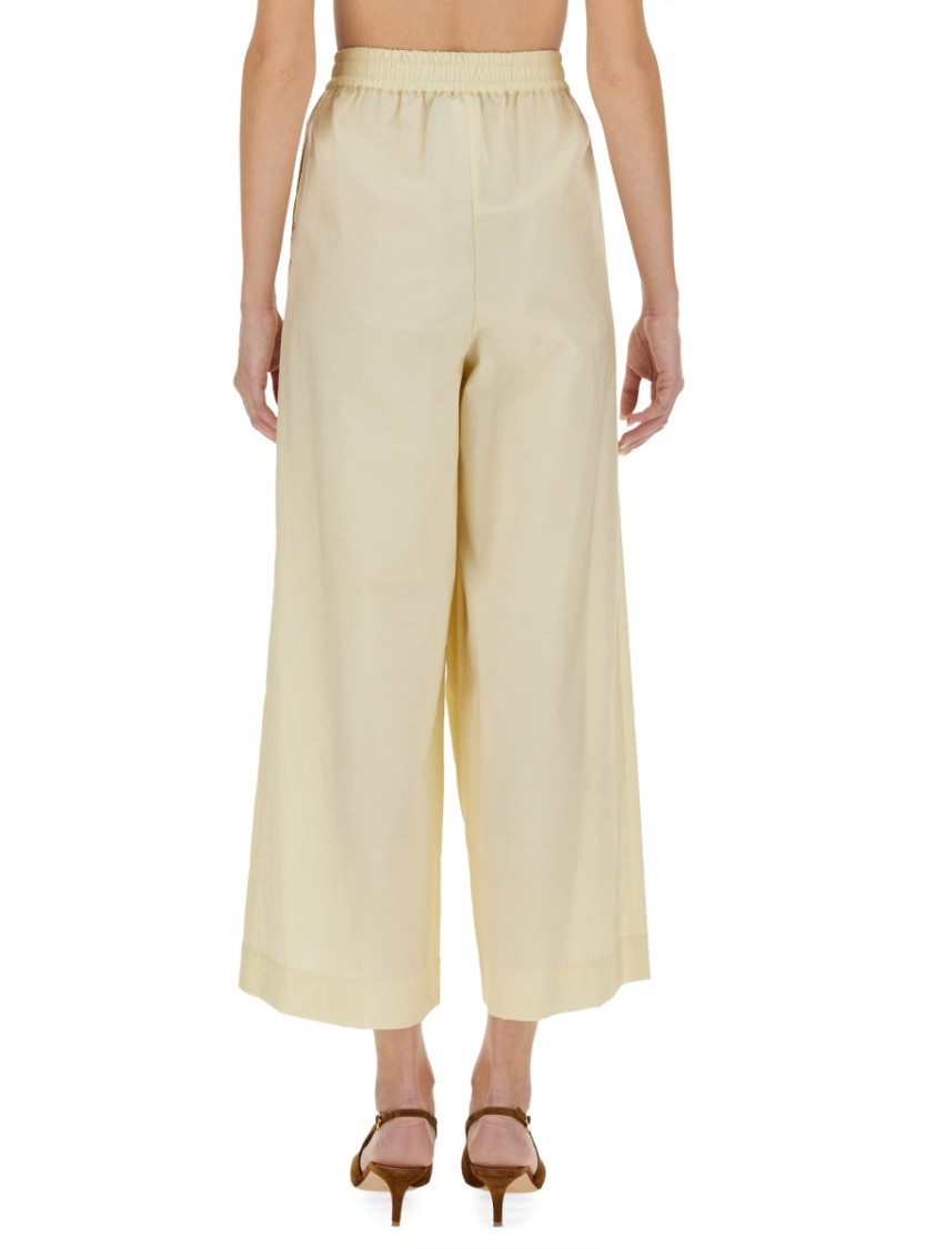 Fabiana Filippi High Waist Wide-leg Trousers In Neutrals