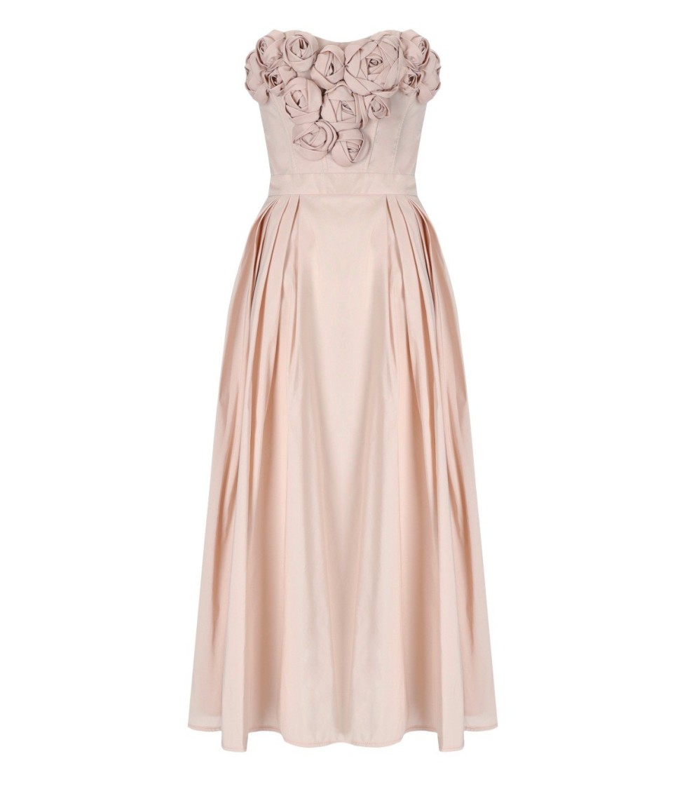 オールインワン・サロペット Elisabetta Franchi Rosa Baby Midi Dress With Roses Elisabetta Franchi Rosa Baby Midi Dress With Roses | Balardi