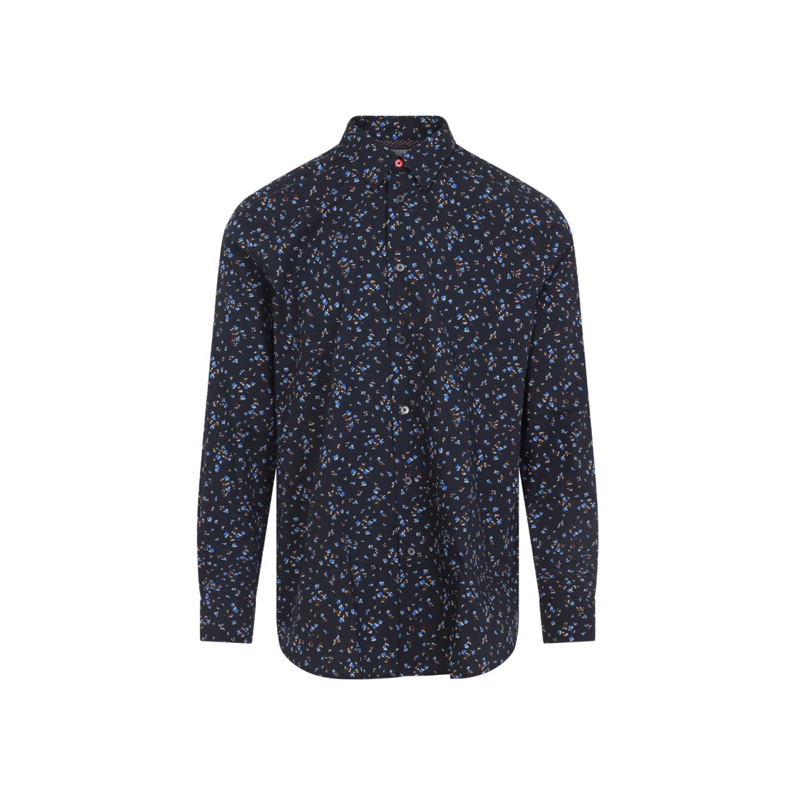 Paul Smith Men's Regular Fit Shirt With All-over Print In Black