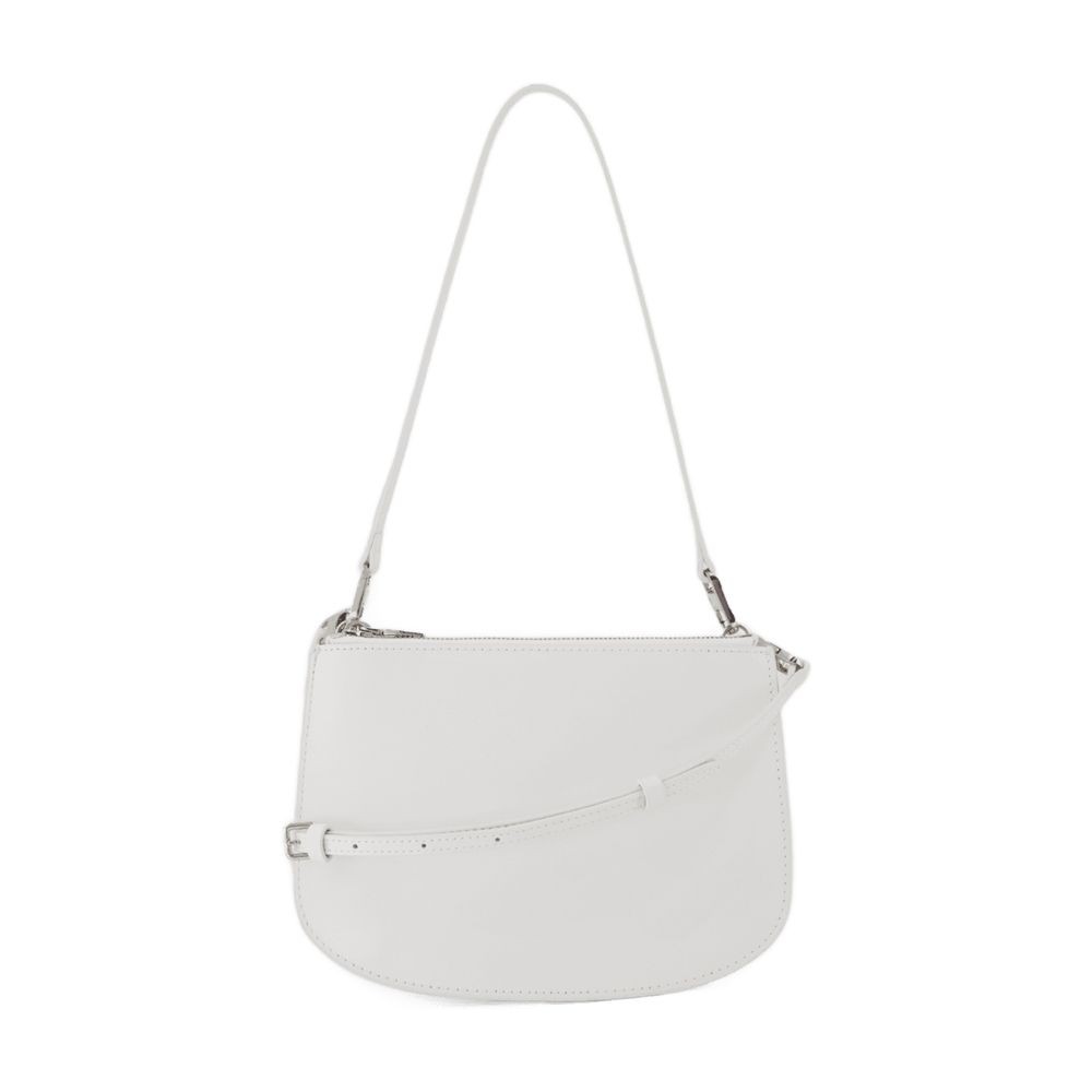 Shop Diesel 1dr Twin Shoulder Bag - Leather - White