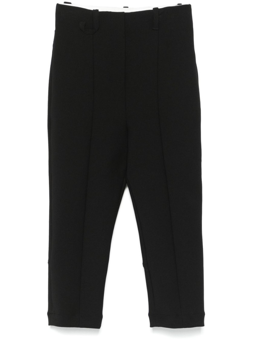 Jacquemus Tailored Capri Trousers With Hidden Fastening And Press Stud Cuffs