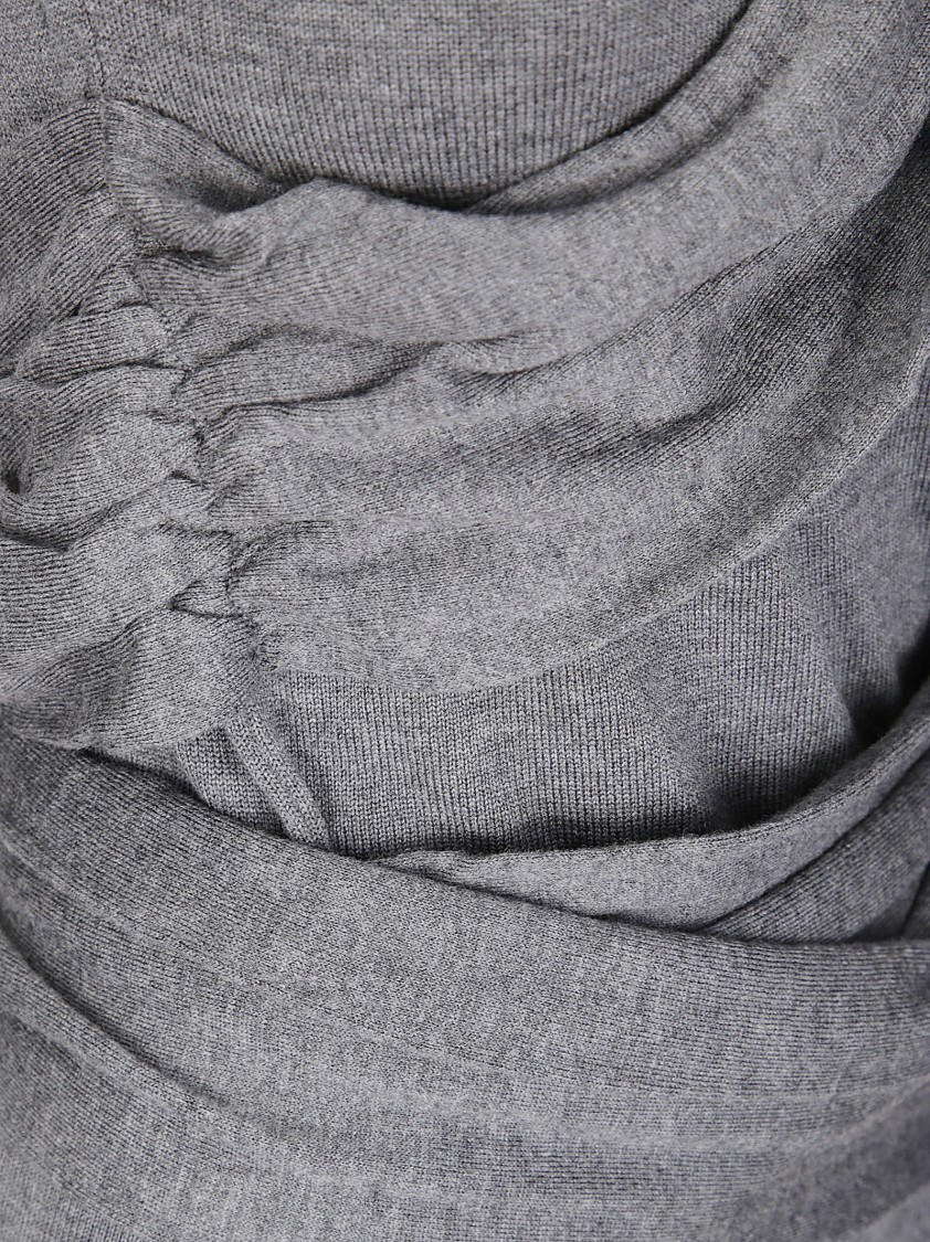 Jw Anderson J. W. Anderson Sleeveless Fitted Dress In Gray