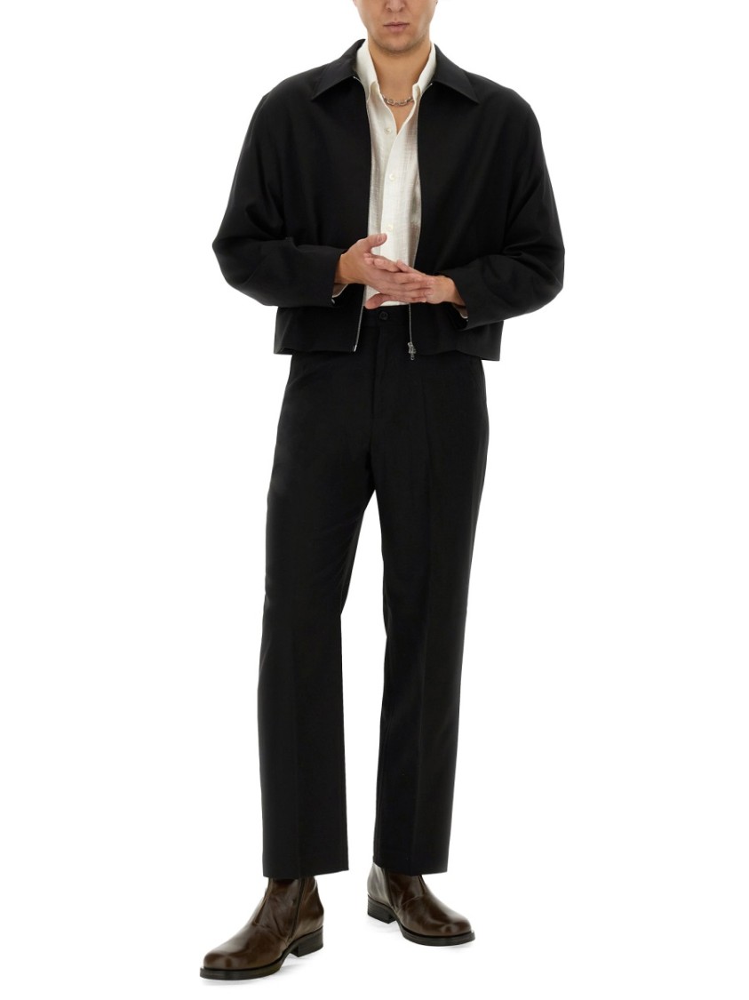 Our Legacy Collared Long Sleeves Side Pockets Jackets In Black