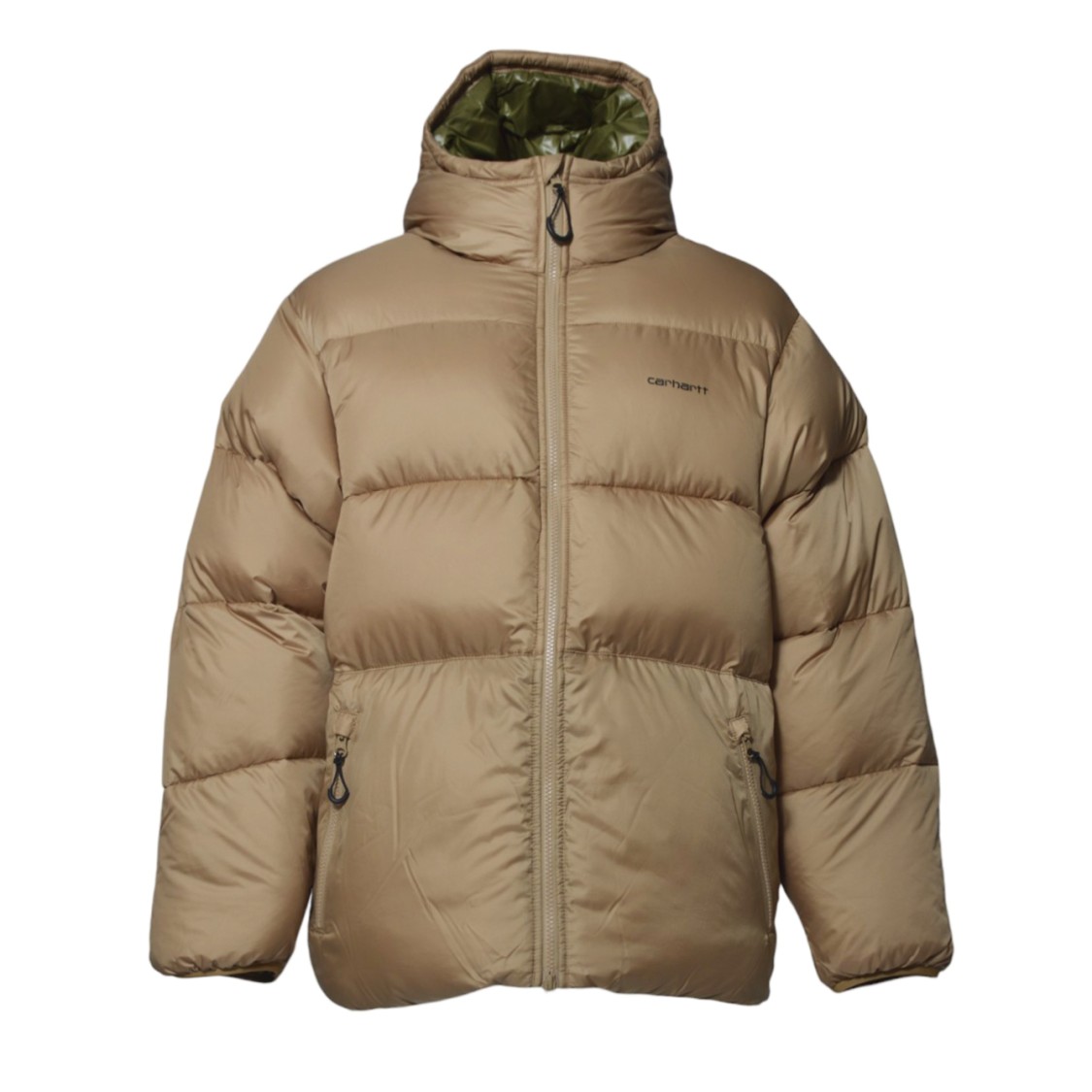 Carhartt Wip Hazelnut Toronto Nylon Down Jacket In Brown