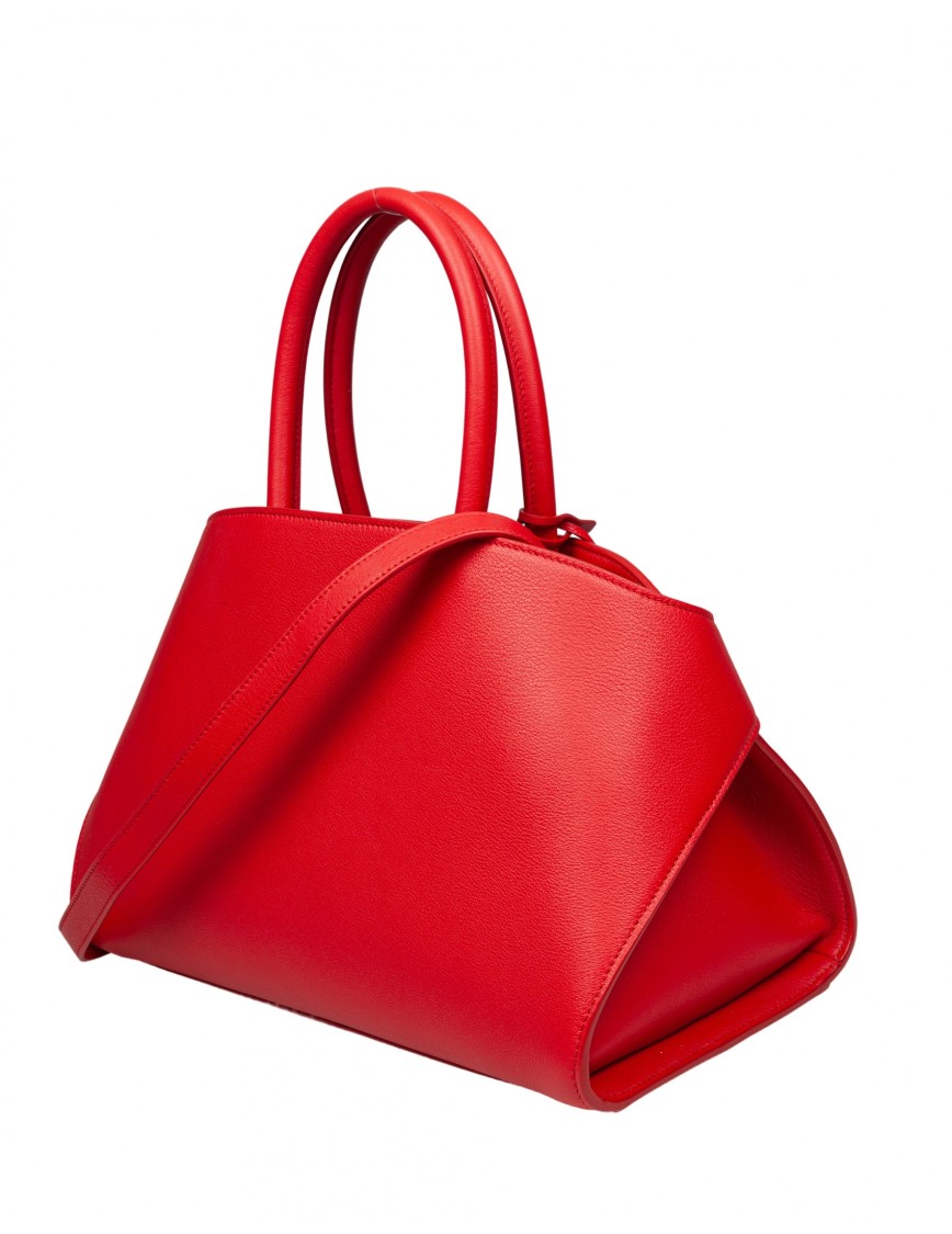 Salvatore Ferragamo Hug Th M Handbag In Red Leather Bag