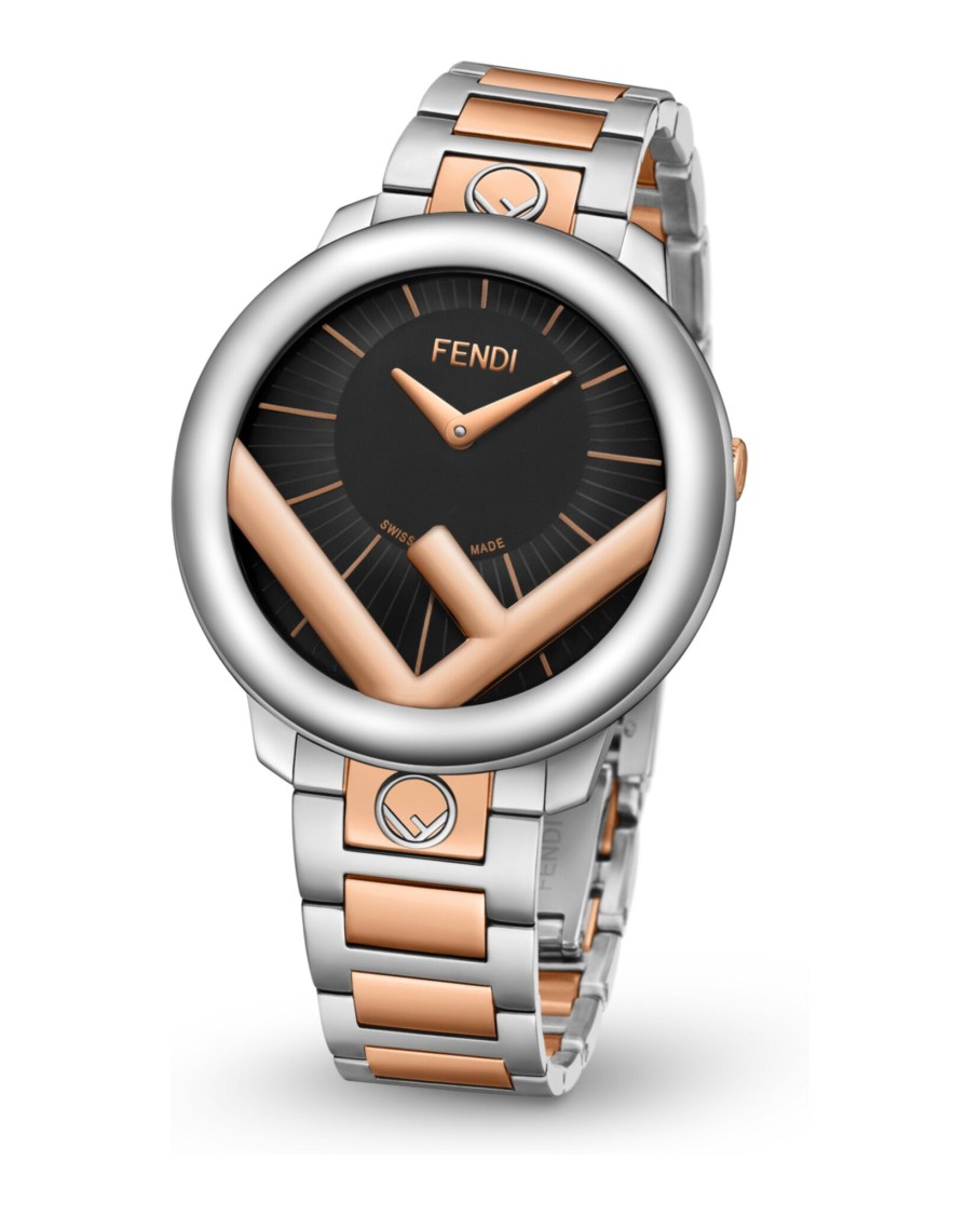Fendi Run Away Bracelet Watch In Metallic