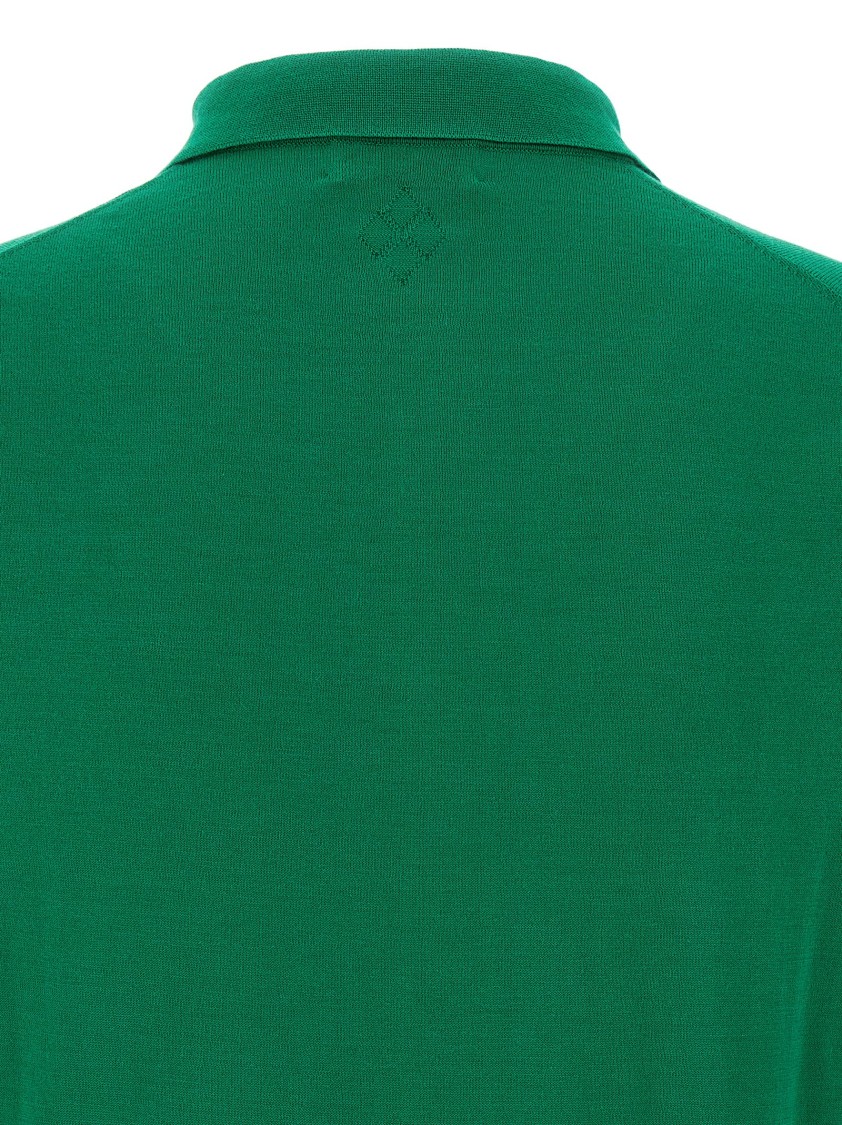 Ballantyne Ultralight Cotton Polo Shirt In Green