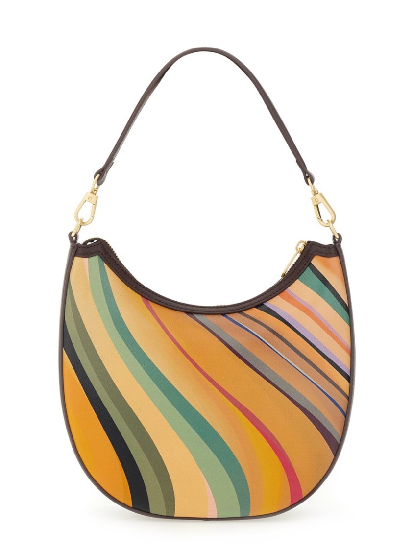 Shop Paul Smith "dusky Swirl" Mini Hobo Bag In Multicolor