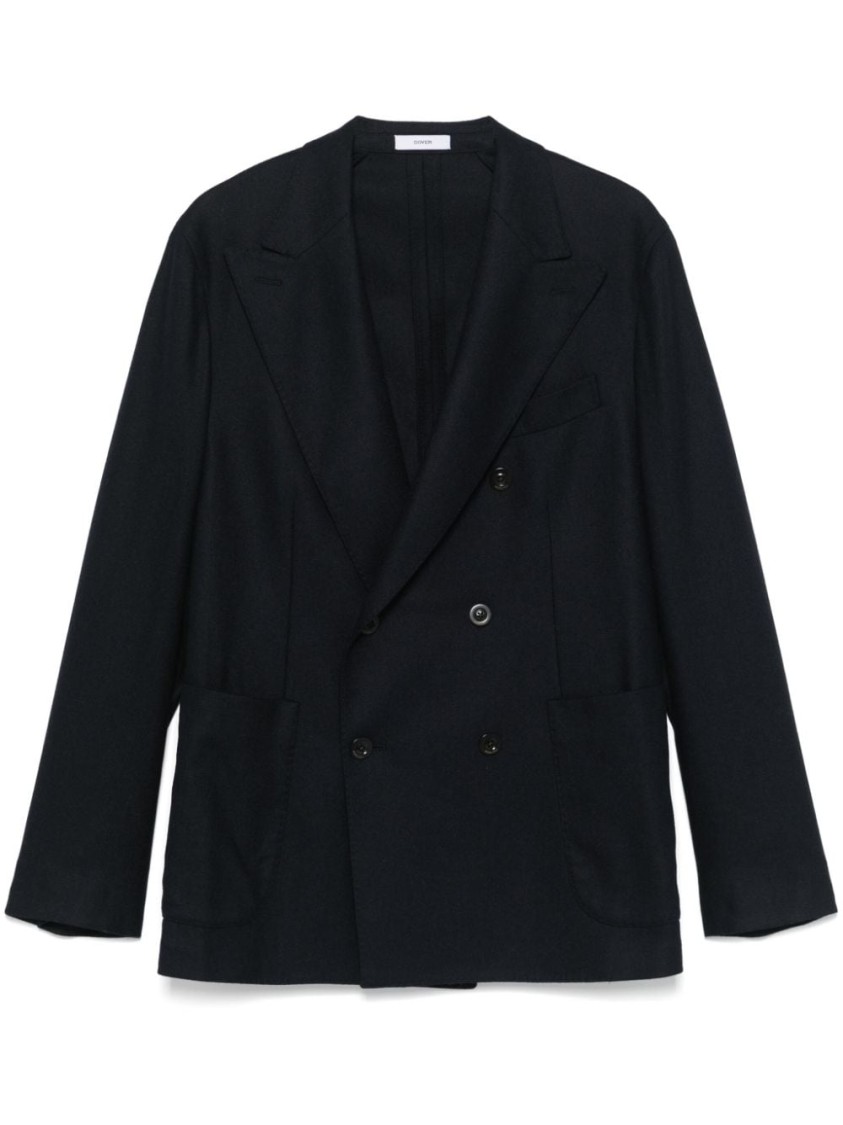 Boglioli Single Breasted Blazer In Blue