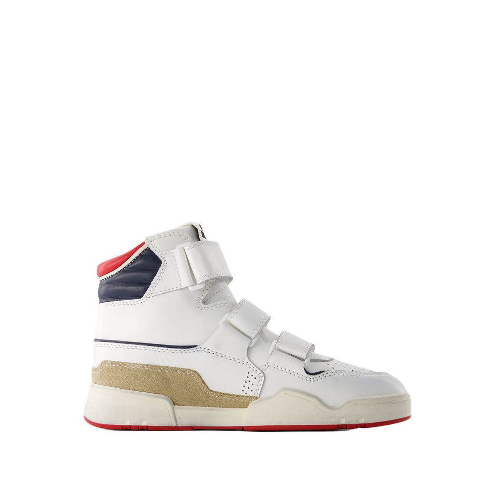ISABEL MARANT ISABEL MARANT ONEY HIGH SNEAKERS - LEATHER - WHITE